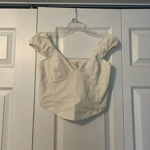 Aerie Beige Corset Top